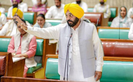 ਪਾਣੀਆਂ ਦੇ ਮੁੱਦੇ 'ਤੇ ਵਿਧਾਨ ਸਭਾ 'ਚ ਮੁੱਖ ਮੰਤਰੀ ਮਾਨ ਦੀ ਗ਼ੈਰਸੰਜੀਦਗੀ ਤੋਂ ਸਭ ਹੈਰਾਨ!